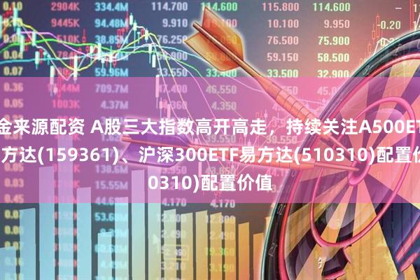 金来源配资 A股三大指数高开高走，持续关注A500ETF易方达(159361)、沪深300ETF易方达(510310)配置价值