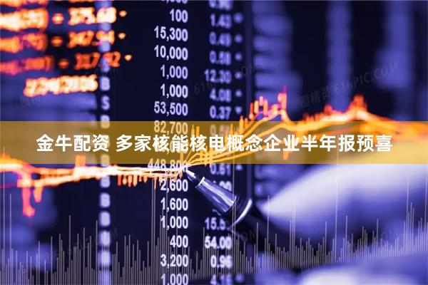 金牛配资 多家核能核电概念企业半年报预喜